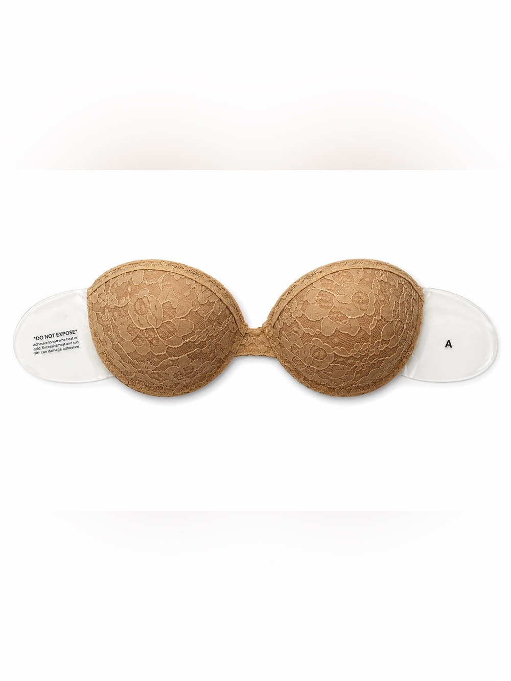 Victoria secret Lace Strapless Bra in Tan a cup